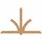 Ekena Millwork Redmond Smooth Timber Gable Bracket, Western Red Cedar, 96"W x 60"H x 5 1/2"D x 5 1/2"F, 15/12 Pitch GBW096X60X0606RED00SWR - alternate 1